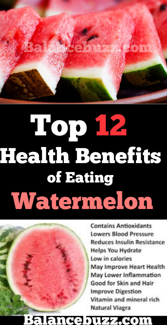 Top 12 Health Benefits of Eating Watermelon & Nutritional Facts at Home