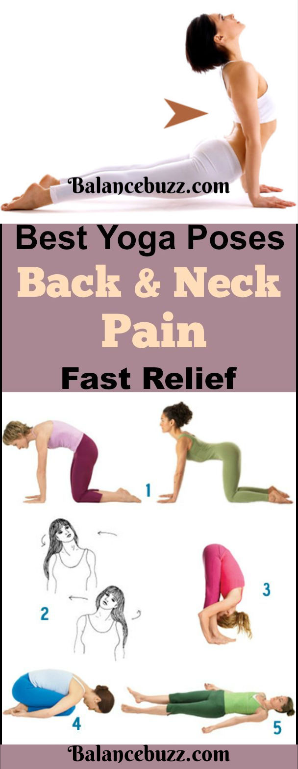 Best Yoga Poses For Back Pain and Neck Pain relief at home 